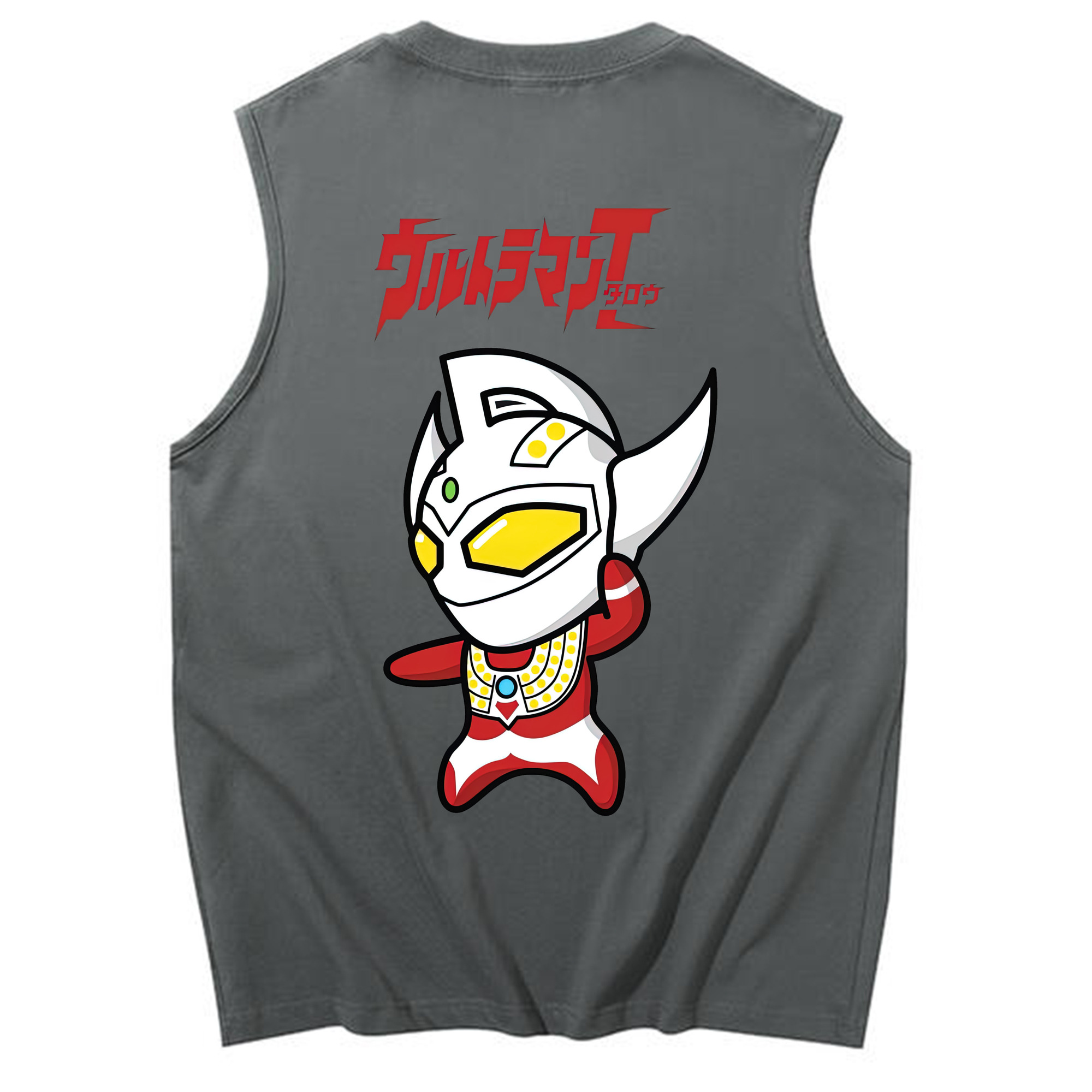 （画像用） ウルトラマン Ultraman コットン100％タンクトップ（背面プリント）